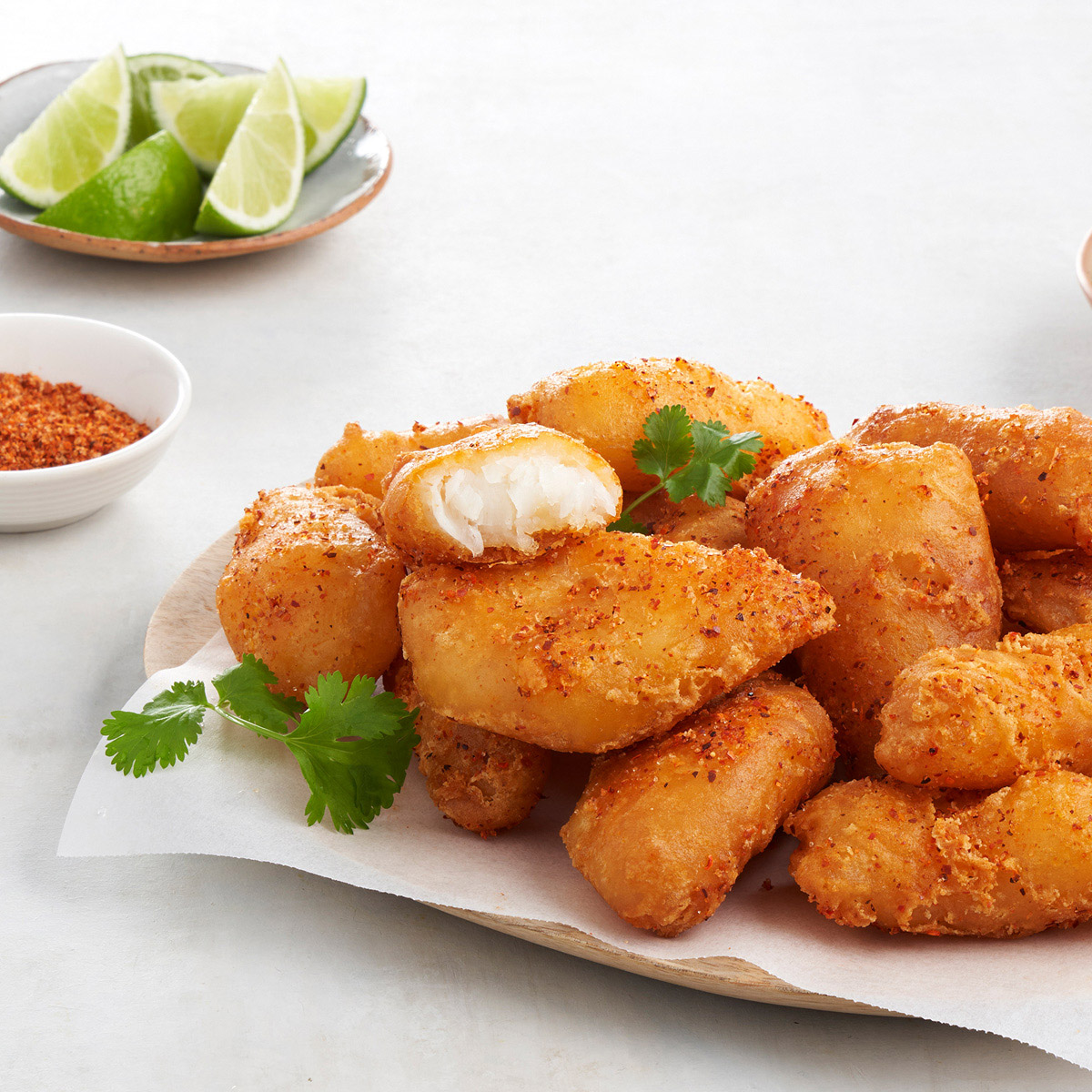 I&J® Battered Australian Hoki Bites, Prepared