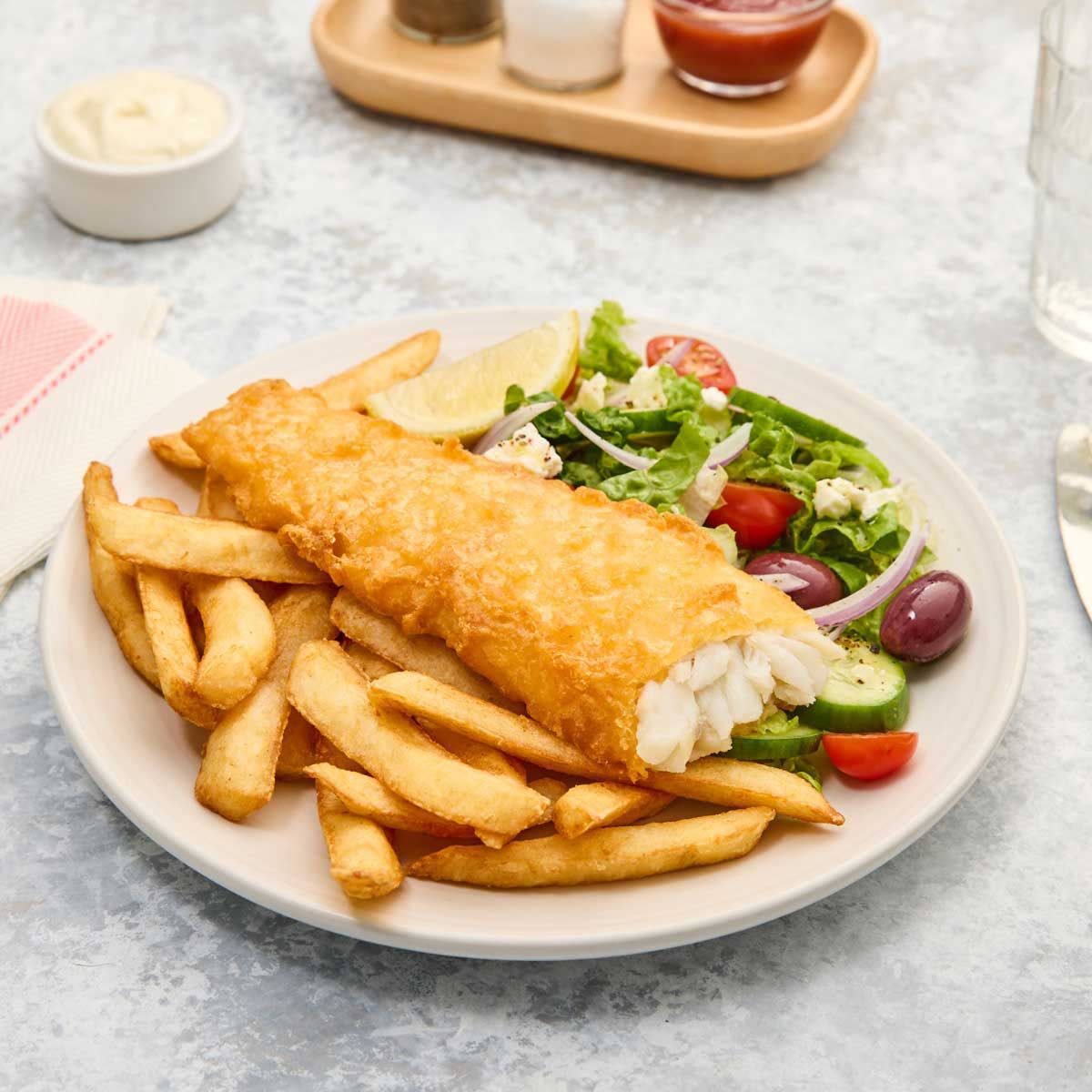I&J® Tempura Battered Pollock 145g, Prepared