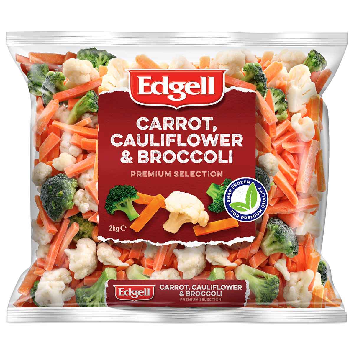 Edgell® Carrot, Cauliflower & Broccoli Mix, Front Innerpack