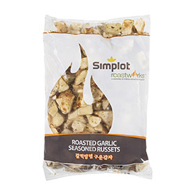 Simplot RoastWorks 구운 마늘과 양파 러셋 감자, Front Innerpack
