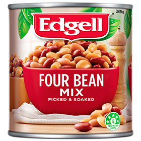 Edgell® Four Bean Mix, Front Innerpack